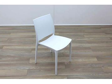 Brand New boxed stackable moulded plastic chairs available in various colours.