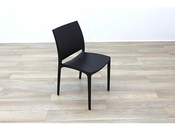 Brand New boxed stackable moulded plastic chairs available in various colours.
