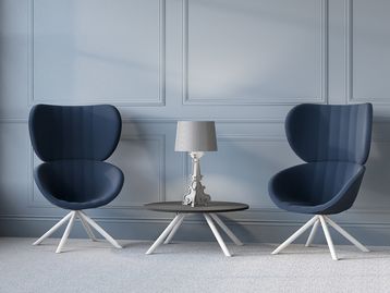 New contemporary high-back chairs