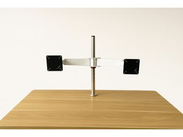 Used Knoll twin monitor arms 