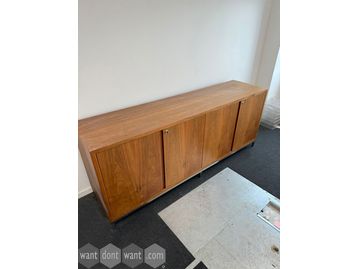 Used 1800mm walnut credenza 