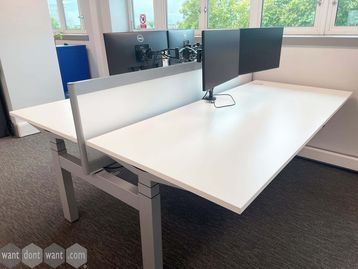 Used 2000mm Herman Miller 'Ratio' Electric Sit Stand Desks