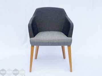 Used Knightsbridge Furniture 'Lucia' fully upholstered armchair.