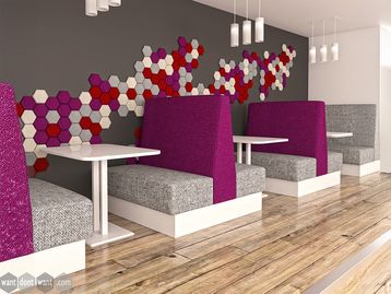 Brand new Benny acoustic benches