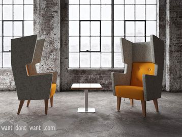 New range of wing back armchairs and sofas
